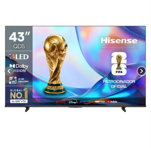 SMART TV 43 QLED 4K UHD 43QD5SV